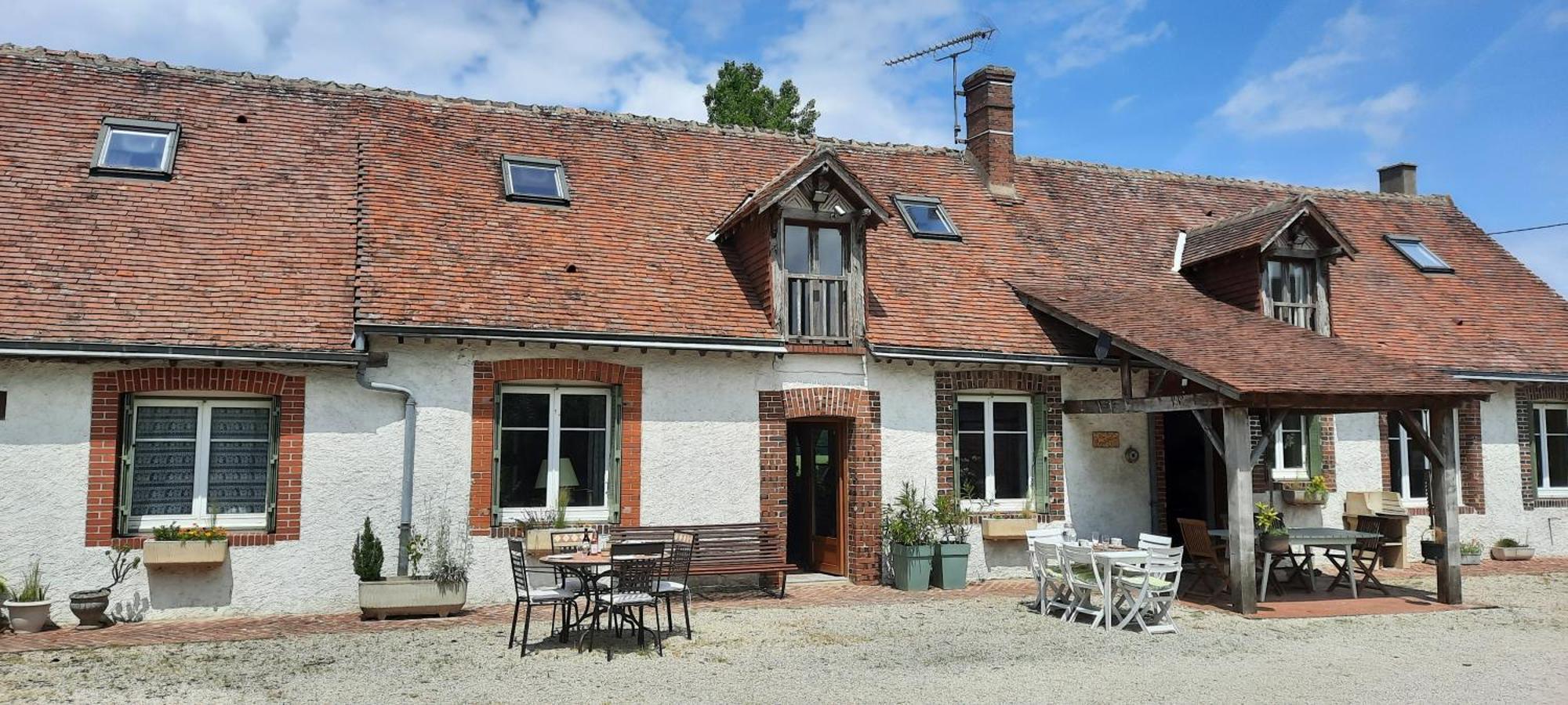 B&B Ferme De La Rouzannerie Pour 2 Ou Famille Lanneray 外观 照片